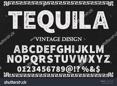 Font Script Typeface Vector Named Tequilatypefacescriptfonttequila