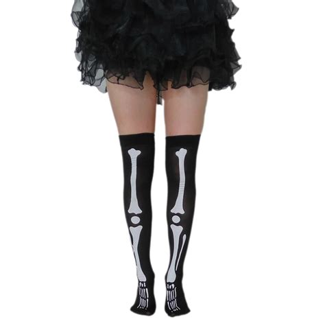 top quality halloween printing skeleton stockings vampire halloween socks 3s8189 adult sexy