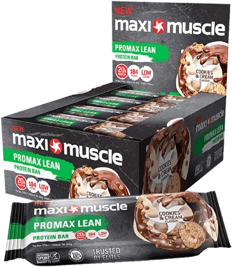Maximuscle Promax Lean High Protein Bar Cookies And Cream