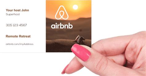 Airbnb Home Business Card Modern Design