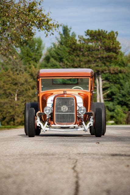 1929 Ford Model A Coupe Chopped And Channeled Hotrod Show Car Blown For