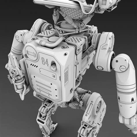 Sci Fi Robot 3d Model 19 Max Free3d