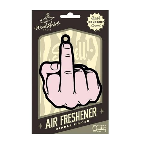 Wood Rockets Middle Finger Air Freshener Sex Toys And Adult Novelties Freeones Store