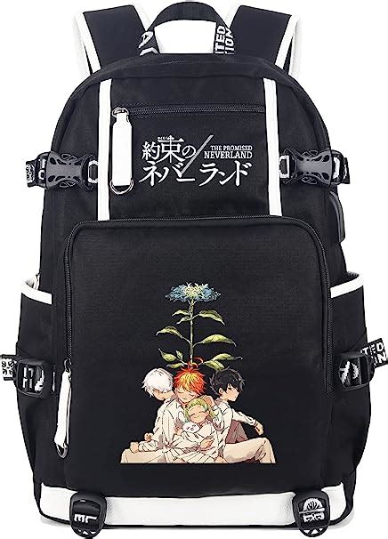 Roffatide Anime The Promised Neverland Backpack Printed Cosplay