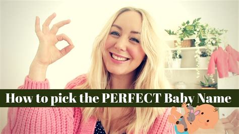 How To Pick The Perfect Baby Name 5 Top Tips And Tricks Sj Strum