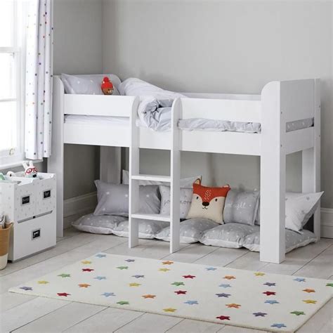 They are ideal for bedrooms where space is the ferrara bed is perfect for adults with storage or an additional pull bed perfect for when there's guests around. Paddington Mid Sleeper Bed | Cabin beds for kids, Mid ...
