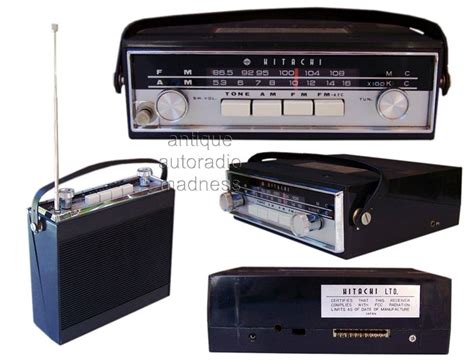 Hitachi Vintage Car Radio For Youngtimers