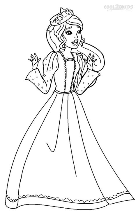 Barbie Princess Coloring Pages Colour Beautiful Barbie Drawing My Xxx