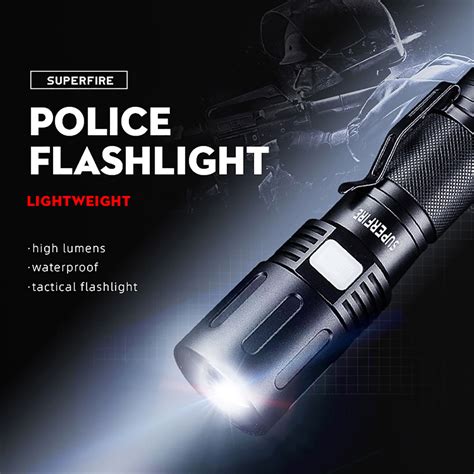High Performance Military Tactical Flashlight Superfire