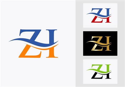Letter Zi Logo Design Zi Logotype Template 23127301 Vector Art At Vecteezy