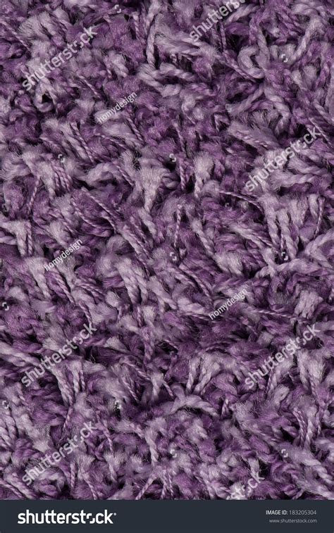 Closeup Detail Purple Carpet Texture Background Stock Photo 183205304