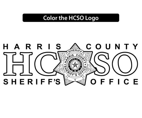 Color The Hcso Logo Harris County Sheriffs Office — Nextdoor — Nextdoor