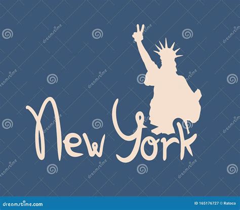Símbolo De La Ciudad De Nueva York Ilustración Del Vector Ilustración