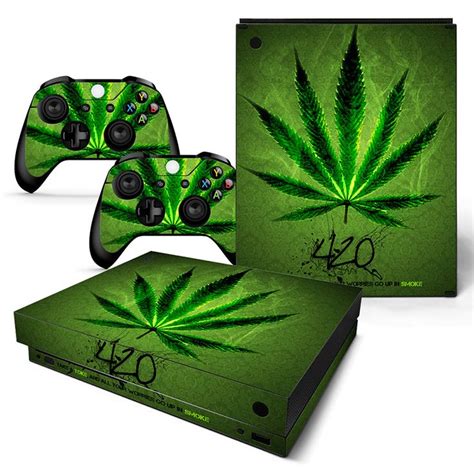 Weed Xbox One X Skin Sticker Best Xbox One X Skins Customize Your Game