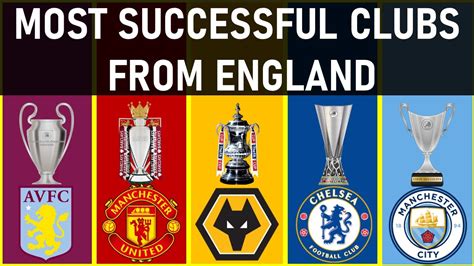 most successful clubs from england youtube