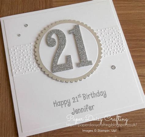 Handmade 21st Birthday Card Personalized Can Be Any Age Or Etsy