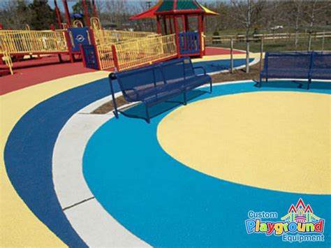 Poured In Place Rubber Playground Surfacing Call For A Free Quote Customplaygroundequipment Com