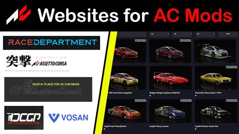 Best Websites For Assetto Corsa Mods Cars Tracks Apps Huds Etc