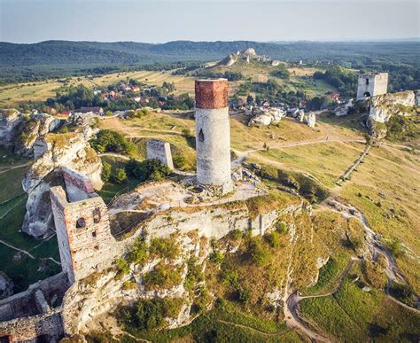 Zamek Kr Lewski W Olsztynie K Cz Stochowy Redniowieczne Ruiny