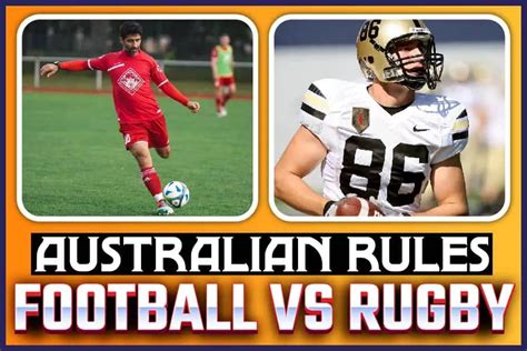 Australian Rules Football Vs Rugby Red Lasso