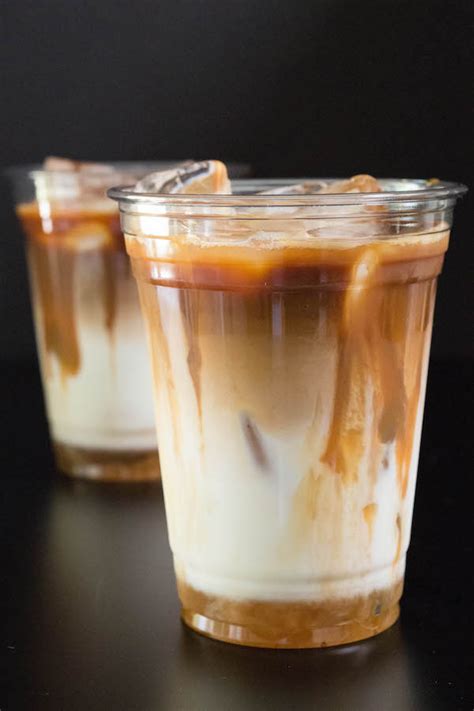 Homemade Starbucks Iced Caramel Macchiato Recipe Iced Coffee Recipe