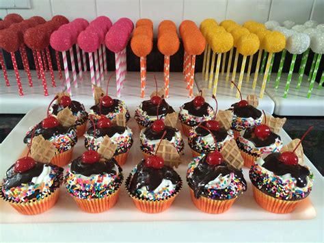 Colorful Cake Pops And Cupcakes Rice Krispie Treats Rice Krispies
