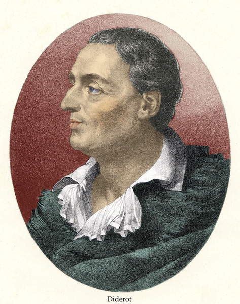 Denis Diderot 1713 1784 Von Unknown Artist Kunstdruck