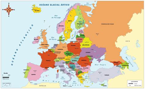 Mapa Político De Europa Geografía Turística Mapa Politico De Europa