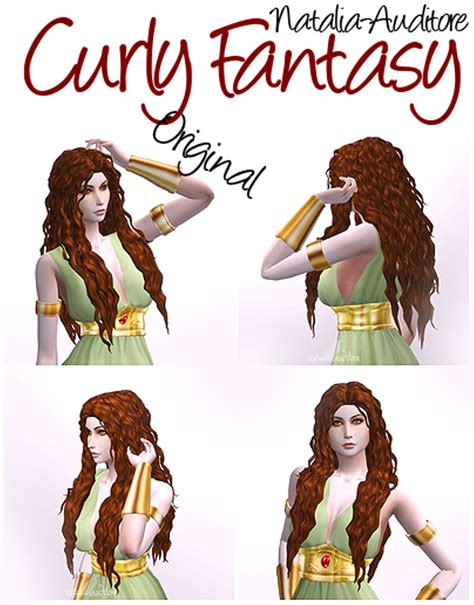 Curly Fantasy Original Natalia Auditore On Patreon Sims 4 Curly