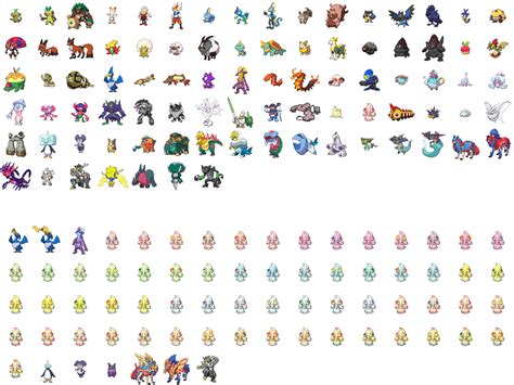 Gen 8 Pokemon Sprites By Leparagon On Deviantart Pokemon Sprites