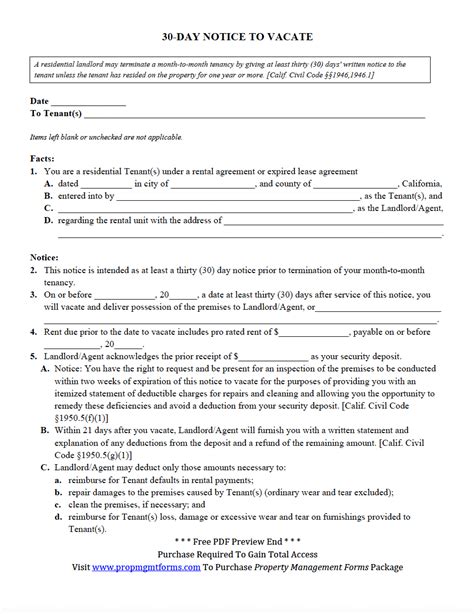 Texas tenant notice forms such as notices to pay rent, vacate, for lease violations and other matters. 30-DAY NOTICE TO VACATE PDF | Being a landlord, Rental ...