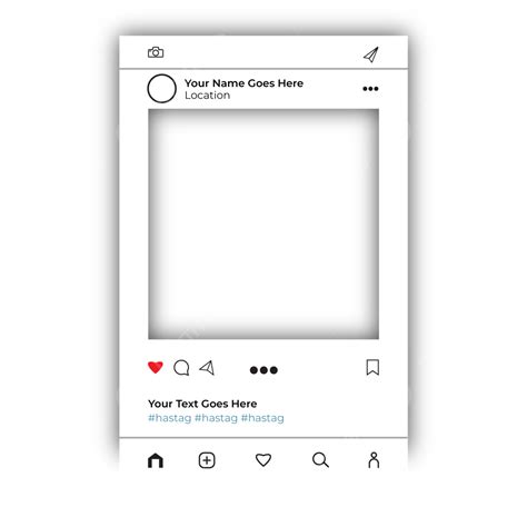 인스타그램 프레임 벡터 인스 타 그램 인스타그램 템플릿 포토콜 Png 일러스트 및 벡터 에 대한 무료 다운로드 Pngtree