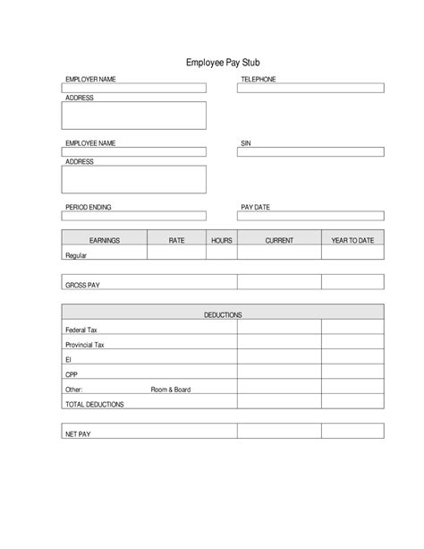 Quick & easy pay stub templates! best pay stub generator free - Fill Online, Printable ...