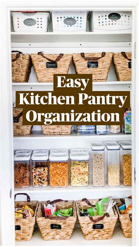 This is time consuming and frustrating. Easy Kitchen Pantry Organization | Kitchen Gadgets Must ...