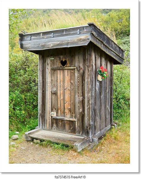 Free Art Print Of Outhouse
