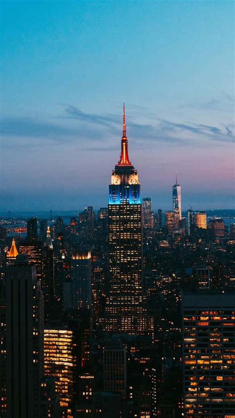Download New York City Night Roads Iphone Wallpaper