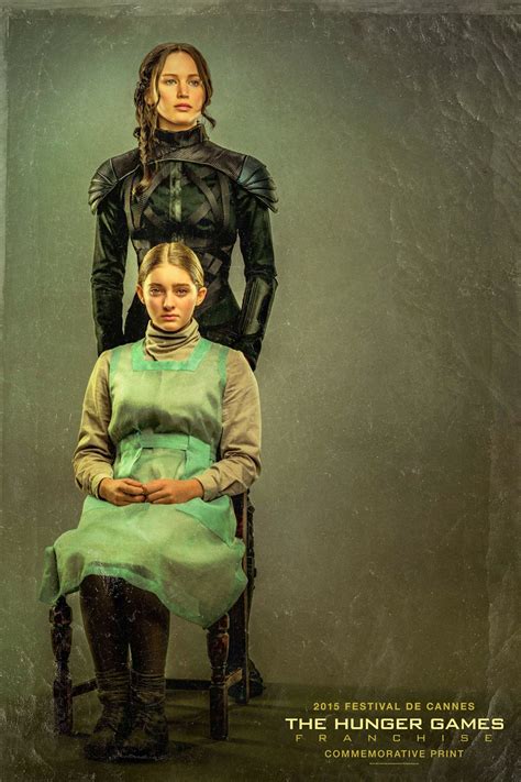 Exclusive Hunger Games Print Featuring Katniss And Prim Vanity Fair