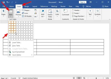 How To Create Tables In Microsoft Word Pcworld Riset