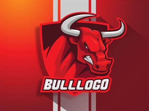 Bull Mascot Logo By Dewapples On Dribbble