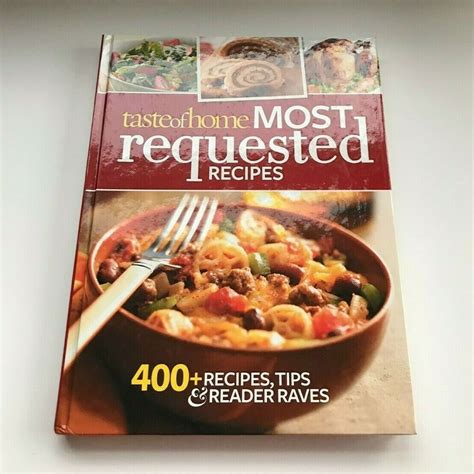 Taste Of Home Most Requested Recipes Cookbook Hardcover 2012 Cookbook