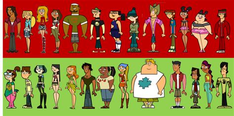Total Drama Island My Way Cast By Ds5799 On Deviantart