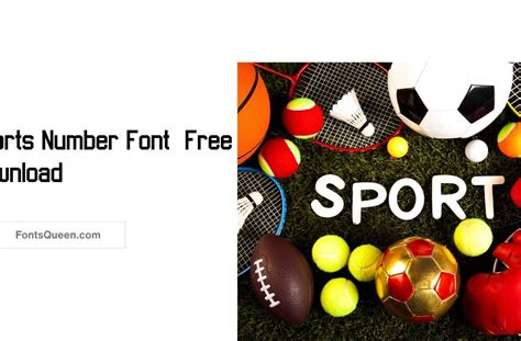 Sports Number Font Free Download Fontsqueen