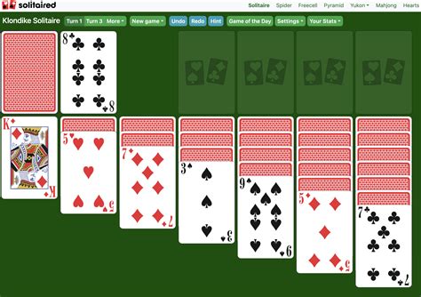 Klondike Solitaire Online And 100 Free
