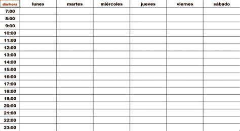 Pin En Horario