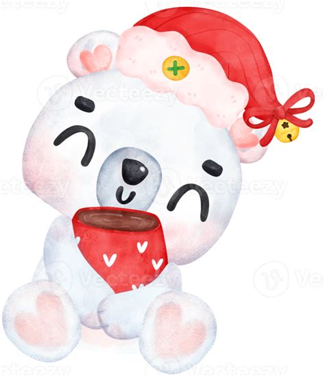 Celebrate Christmas With A Cute Polar Bear Coffee Mug Delightful