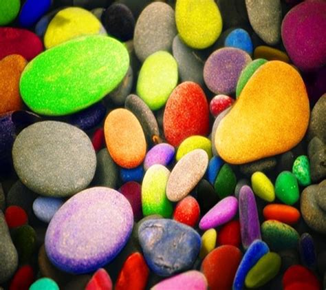 Colourful Pebbles Colour Colourful Cool New Nice Pebbles Rocks