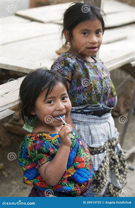 guatemalan girls editorial image image 20914755