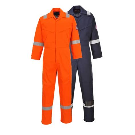 Overalls Plain Inharent Fire Retardant Coverall For Industrial