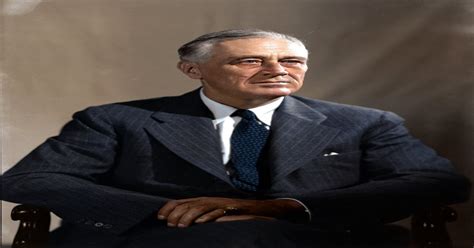 Official 1944 Campaign Portrait Of Franklin Delano Roosevelt By Leon Perskie Colorizedhistory