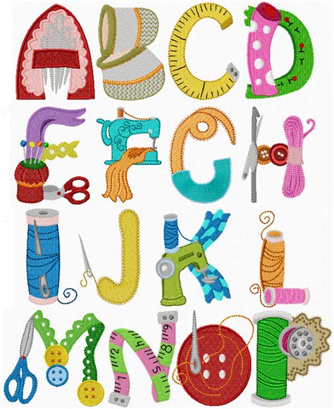 Sewing Alphabet Machine Embroidery Patterns Embroidery Alphabet